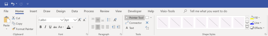 visio_ribbon_bar_without_format_tab